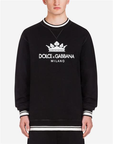 dolce gabbana sweatshirt damen|dolce and gabbana sweatsuit.